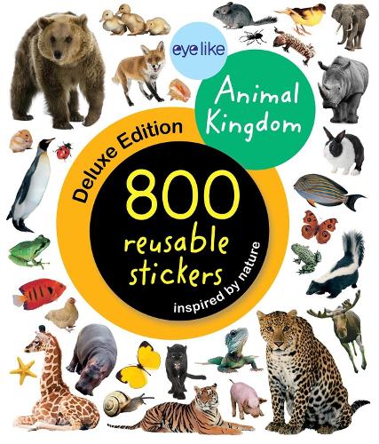 Бумажная книга «Eyelike Stickers Deluxe: Animal Kingdom», автор Воркмэн Паблишинг - фото №1