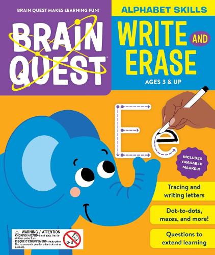 Бумажная книга «Brain Quest Write and Erase: Alphabet Skills», автор Воркмэн Паблишинг - фото №1