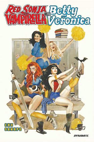 Паперова книга «Red Sonja & Vampirella Meet Betty & Veronica», автор Емі Чу - фото №1