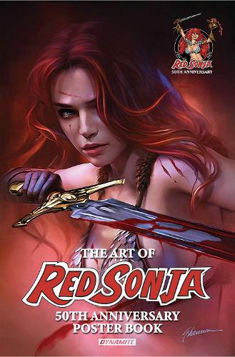 Паперова книга «Red Sonja 50th Anniversary Poster Book», авторів Джейсон Булман, Патрік Рені - фото №1