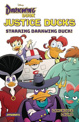 Паперова книга «Justice Ducks: Starring Darkwing Duck!», автор Роджер Ленгрідж - фото №1