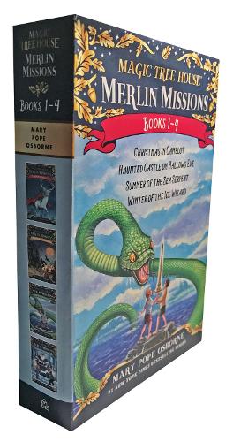 [object Object] «Magic Tree House Merlin Missions Books 1-4 Boxed Set», автор Мері Поуп Осборн - фото №1