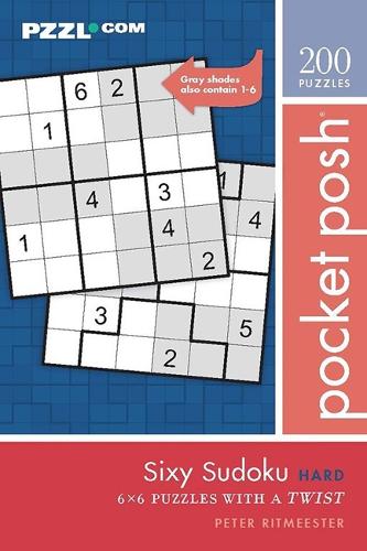 [object Object] «Pocket Posh Sixy Sudoku Hard: 200 6x6 Puzzles with a Twist», автор Пітер Рітмейстер - фото №1
