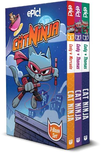 Паперова книга «Cat Ninja Box Set: Books 1-3», авторів Колін А.Ф. Венейбл, Марсі Коллін, Метью Коді - фото №1