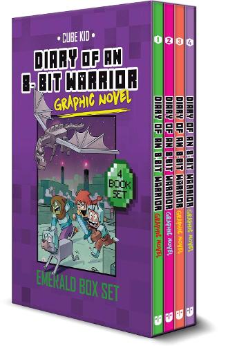 Бумажная книга «Diary of an 8-Bit Warrior Graphic Novel Emerald Box Set», автор Пират Сурсил - фото №1