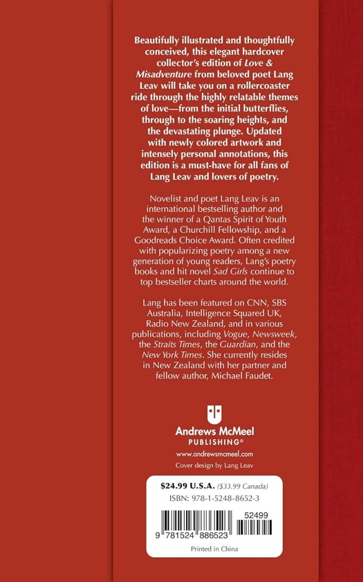 Бумажная книга «Love & Misadventure. 10th Anniversary Collector's Edition», автор Ланг Лив - фото №1