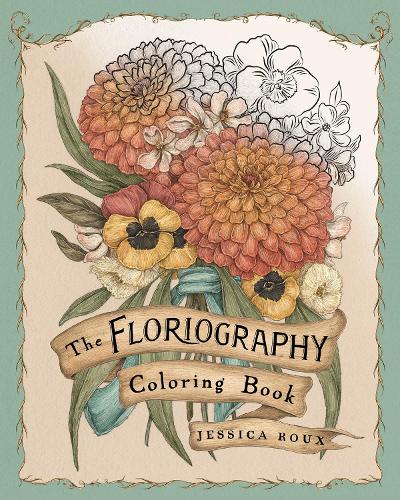 Бумажная книга «Floriography Coloring Book», автор Джессика Ру - фото №1