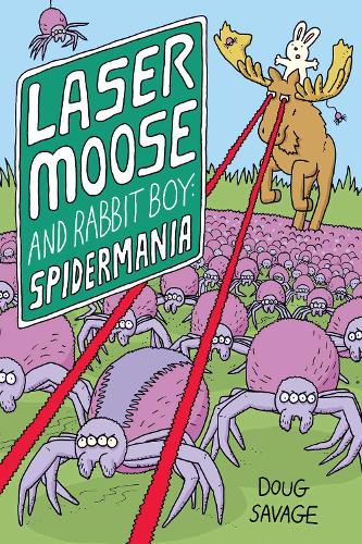 Бумажная книга «Laser Moose and Rabbit Boy: Spidermania», автор Дуг Сэвидж - фото №1