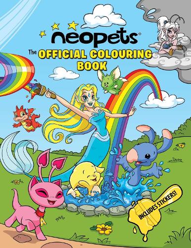 Бумажная книга «Neopets: The Official Colouring Book», автор Неопетс - фото №1