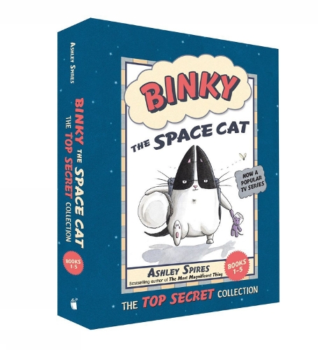 Бумажная книга «Binky The Space Cat: The Top Secret Collection», автор Эшли Спайрс - фото №1