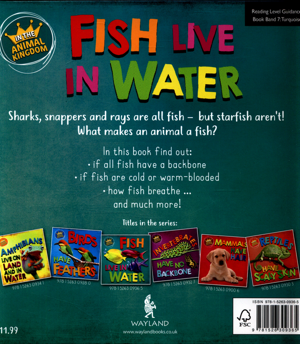 Бумажная книга «Fish Live in Water», автор Сара Ридли - фото №1