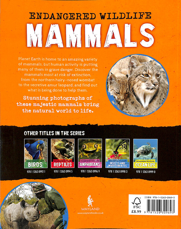 Бумажная книга «Endangered Wildlife. Rescuing Mammals», автор Анита Ганери - фото №1