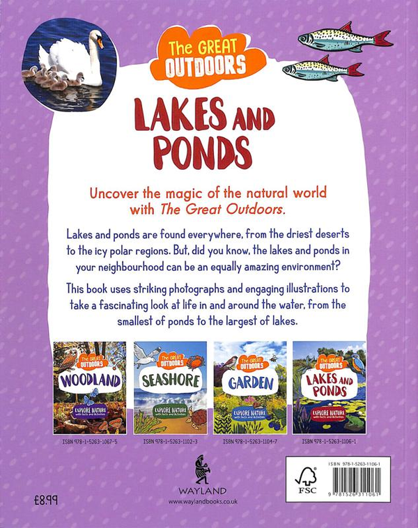 Бумажная книга «The Great Outdoors. Lakes and Ponds», автор Лайза Риган - фото №1