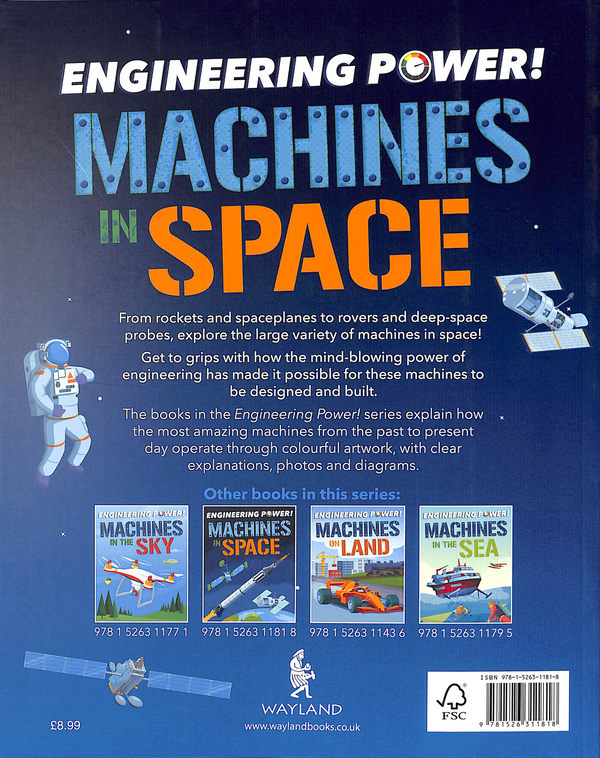Бумажная книга «Engineering Power! Machines in Space», автор Кей Барнем - фото №1