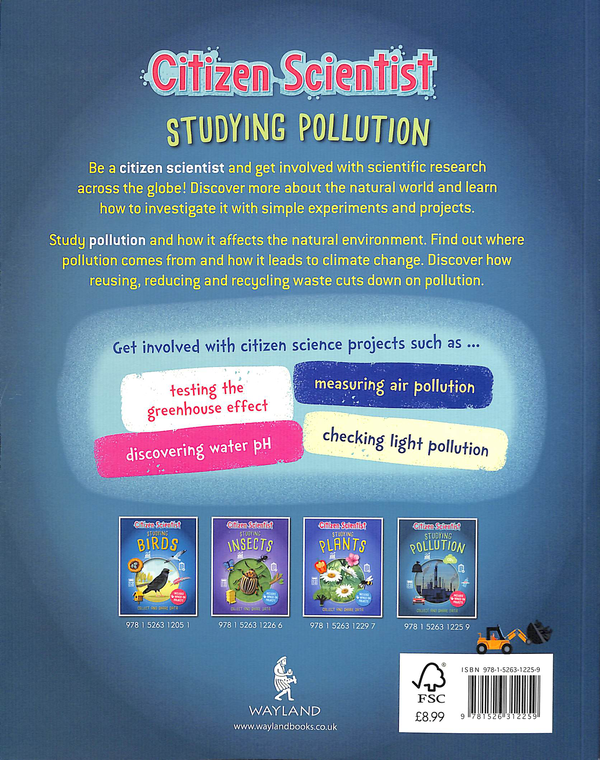 Бумажная книга «Studying Pollution», автор Иззи Хауэлл - фото №1