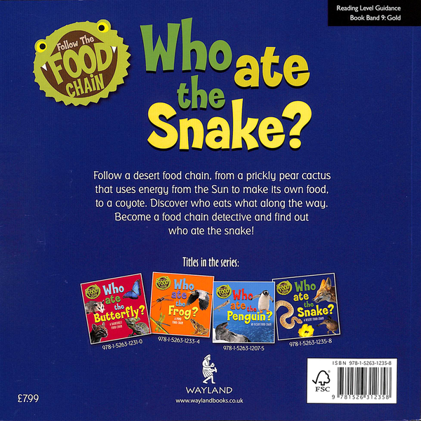 Бумажная книга «Who Ate the Snake?», автор Сара Ридли - фото №1