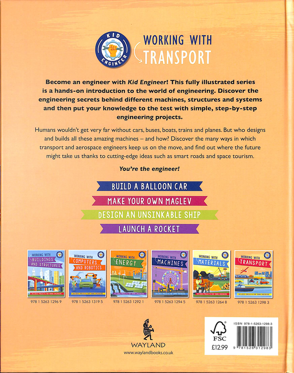 Бумажная книга «Kid Engineer. Working with Transport», автор Соня Ньюленд - фото №1