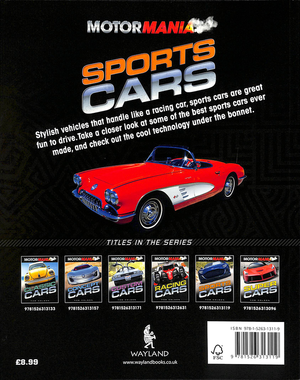 Паперова книга «Sports Cars», автор Роб Колсон - фото №1