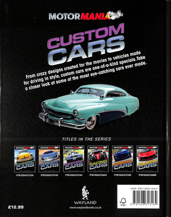 Бумажная книга «Motormania. Custom Cars», автор Роб Колсон - фото №1