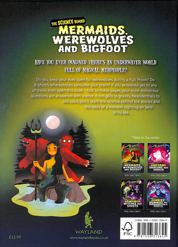Бумажная книга «The Science Behind Mermaids, Werewolves and Bigfoot», автор Джой Лин - фото №1