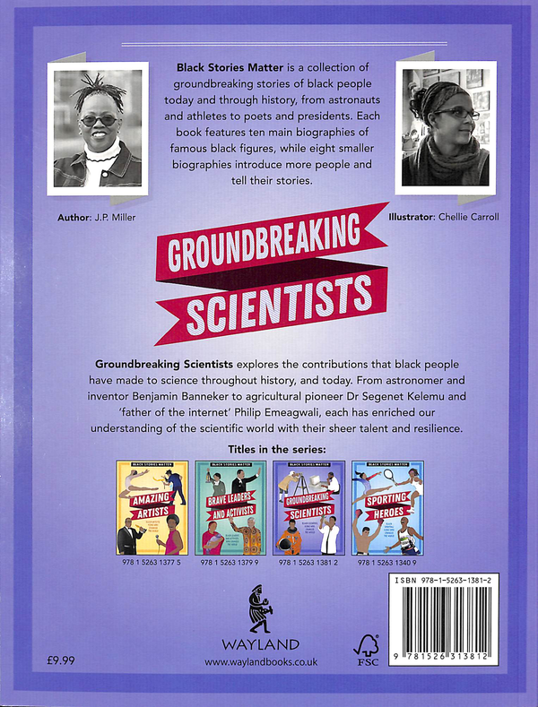 Паперова книга «Black Stories Matter. Groundbreaking Scientists», автор Дж. П. Міллер - фото №1