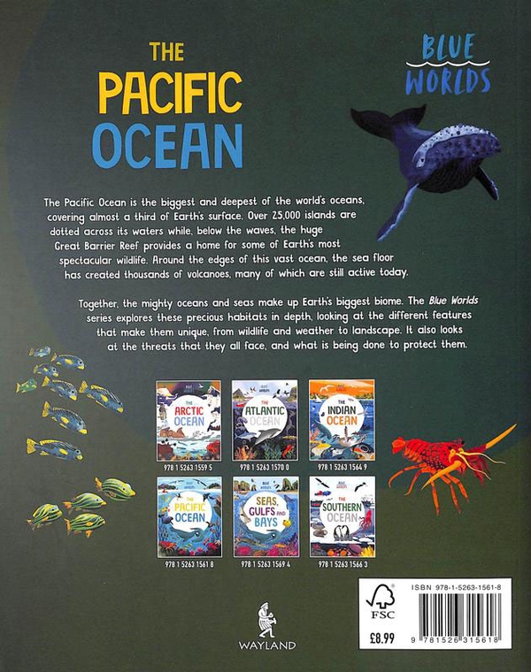 Бумажная книга «Blue Worlds: The Pacific Ocean», автор Анита Ганери - фото №1