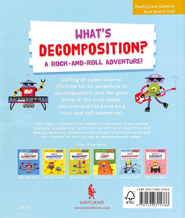 Бумажная книга «First Steps in Coding. What's Decomposition?», автор Кейтлин Сью - фото №1