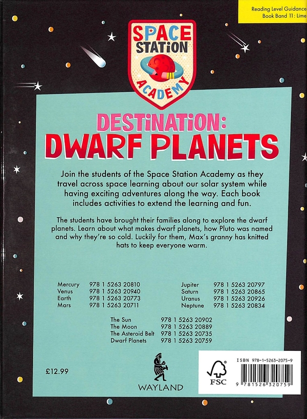 Паперова книга «Space Station Academy. Destination Dwarf Planets», автор Саллі Спрей - фото №1