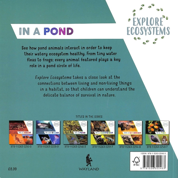 Бумажная книга «Explore Ecosystems: In a Pond», автор Сара Ридли - фото №1