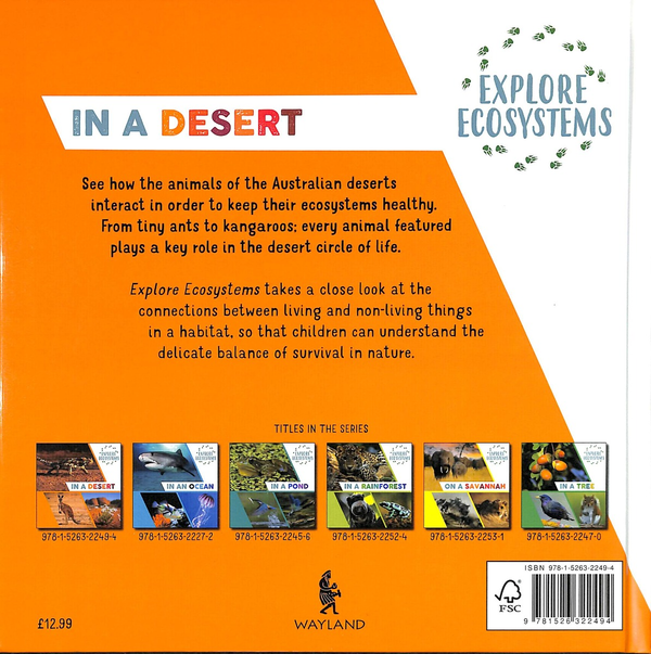 Паперова книга «Explore Ecosystems. In a Desert», автор Сара Рідлі - фото №1
