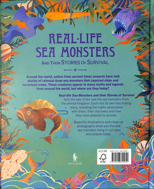 Бумажная книга «Real-life Sea Monsters and their Stories of Survival», автор Анита Ганери - фото №1