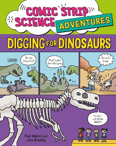 Бумажная книга «Comic Strip Science Adventures: Digging for Dinosaurs», автор Пол Мейсон - фото №1