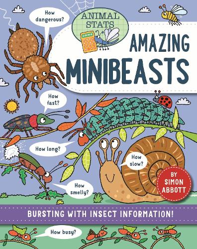 Паперова книга «Animal Stats: Minibeasts», автор Саймон Абботт - фото №1