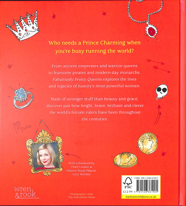 Бумажная книга «Fabulously Feisty Queens. 15 of the brightest and boldest women who have ruled the world», автор Валери Уайлдинг - фото №1