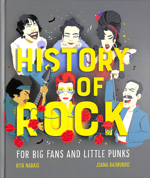 Бумажная книга «History of Rock. For Big Fans and Little Punks», автор Рита Набаис - фото №1