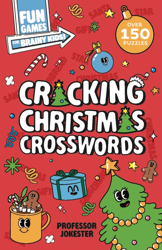 Бумажная книга «Fun Games for Brainy Kids: Cracking Christmas Crosswords», автор Детские книги Уэльбека - фото №1