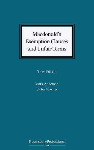 [object Object] «Macdonald's Exemption Clauses and Unfair Terms», автор Виктор Уоронер - фото №1