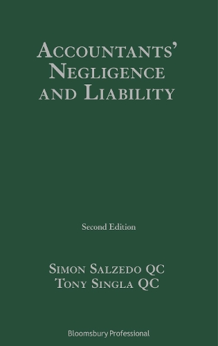 Бумажная книга «Accountants’ Negligence and Liability», авторов Саймон Сальседо Кей Си, Тони Сингла КС - фото №1