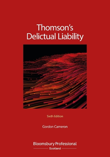 Бумажная книга «Thomson's Delictual Liability», автор Гордон Камерон - фото №1