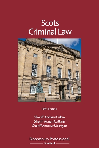Паперова книга «Scots Criminal Law», авторів Едріан Коттам, Ендрю Макінтайр, Шериф Ендрю Кьюбі - фото №1