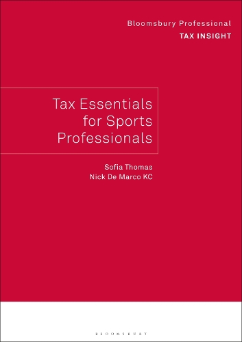 Бумажная книга «Tax Essentials for Sports Professionals», авторов Ник Де Марко Кей Си, София Томас - фото №1