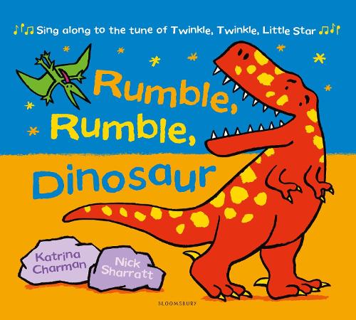 Бумажная книга «Rumble, Rumble, Dinosaur», автор Катрина Чарман - фото №1