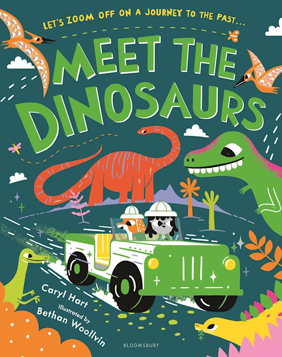 Бумажная книга «Meet the Dinosaurs», автор Кэрил Харт - фото №1