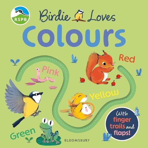 Паперова книга «RSPB Birdie Loves Colours: With finger trails and lift-the-flap surprises!» - фото №1