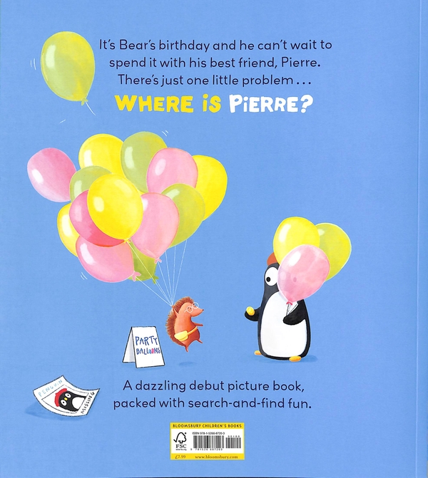 Бумажная книга «Where is Pierre?», автор Эмма Кларк - фото №1