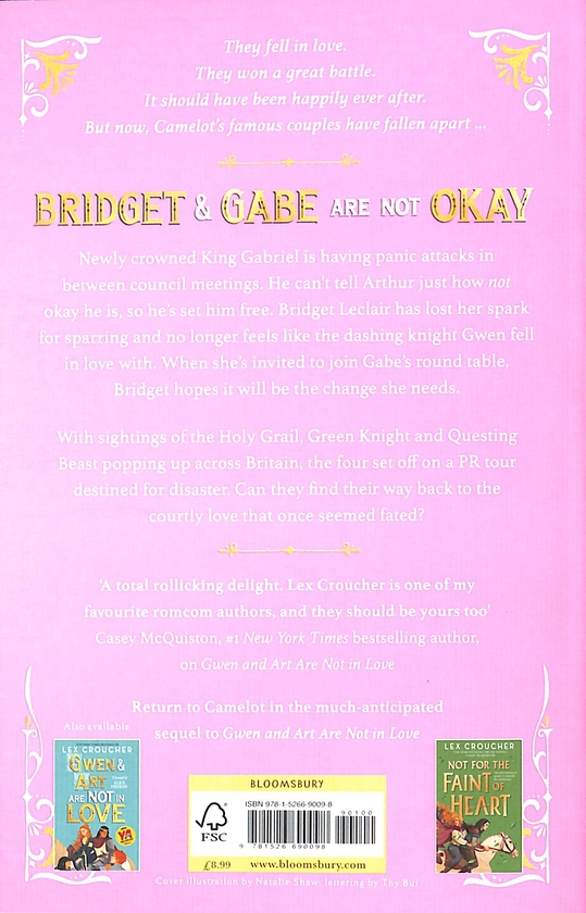 Паперова книга «Bridget and Gabe Are Not Okay», автор Лекс Краучер - фото №1