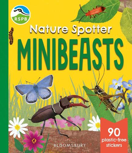 Бумажная книга «RSPB Nature Spotter: Minibeasts: A children's sticker guidebook to over 60 bugs, beetles and more!», автор Кэтрин Бреретон - фото №1