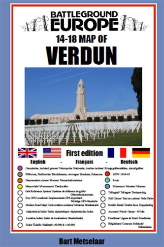 Бумажная книга «Verdun (Map)», автор Барт Метселаар - фото №1