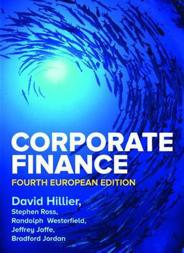 Паперова книга «Corporate Finance, 4e», авторів Бредфорд Джордан, Девід Хіллер, Джеффрі Яффе, Рендольф Вестерфілд, Стівен Росс - фото №1