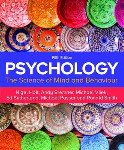 Паперова книга «Psychology 5e», авторів Енді Бремнер, Майкл Влек, Найджел Холт - фото №1